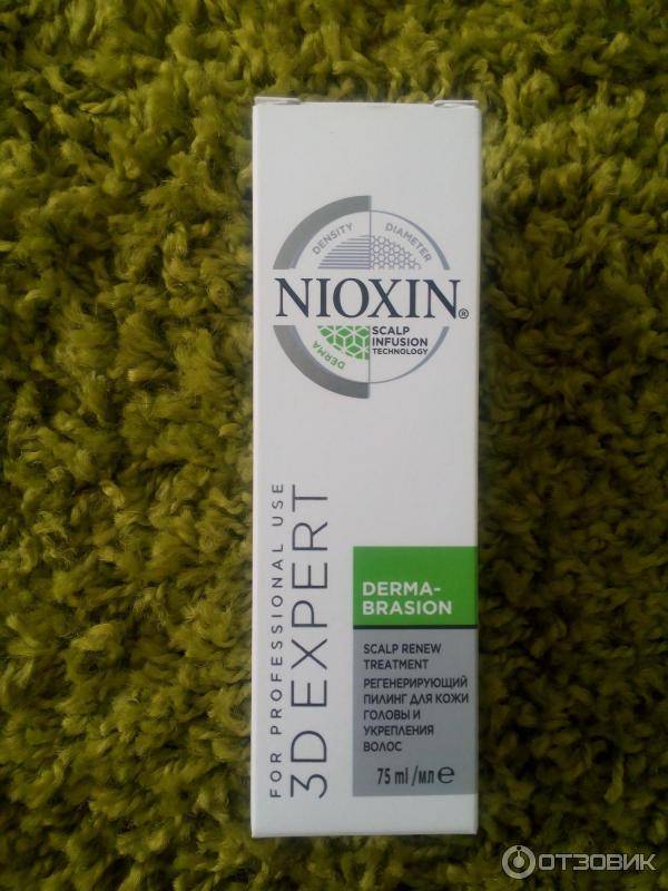 Пилинг для кожи головы ниоксин (nioxin) * отзывы и инструкция на регенерирующий