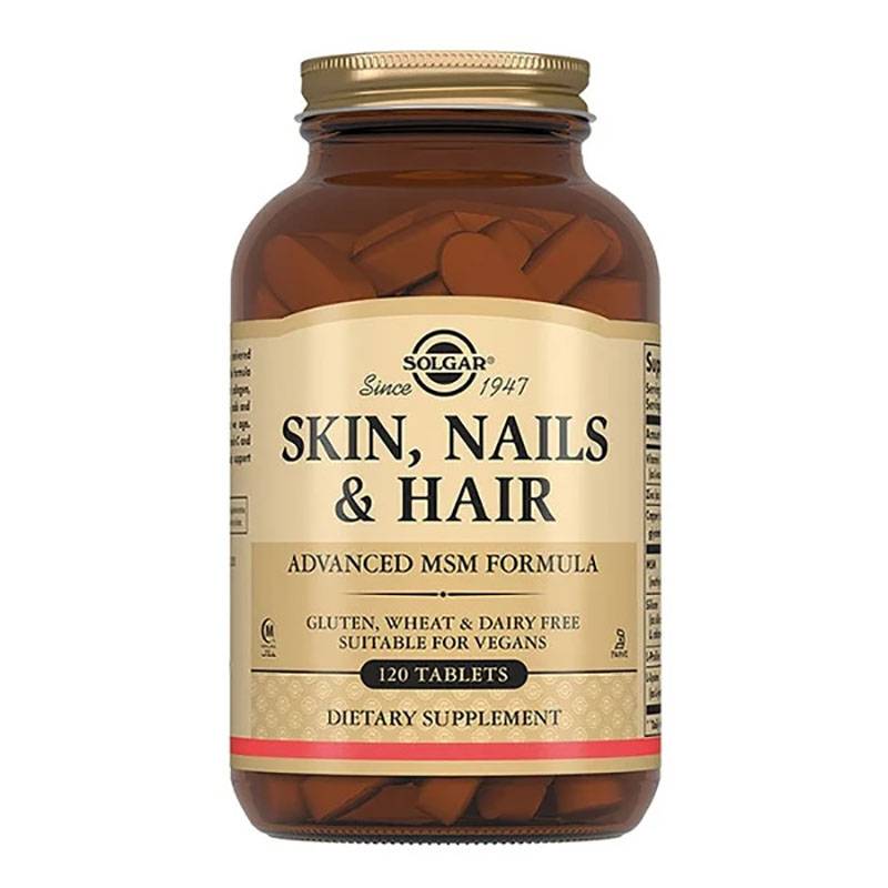 Витамины для кожи, волос и ногтей solgar skin, nails and hair