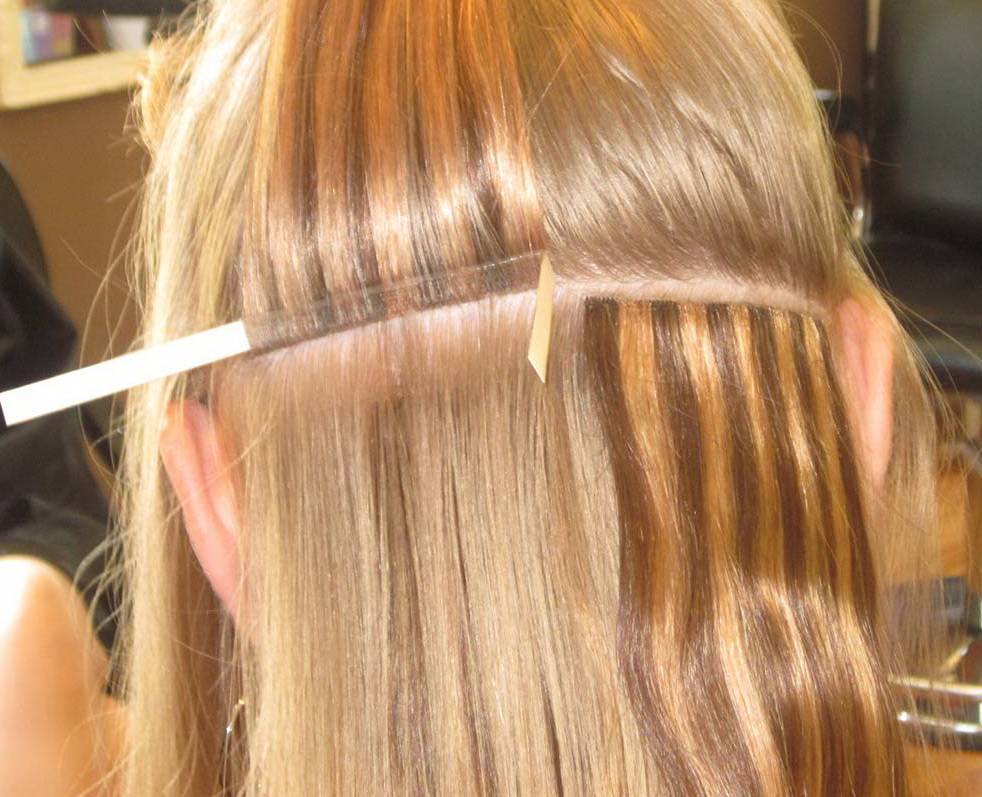 Как сделать светлые полоски на волосах