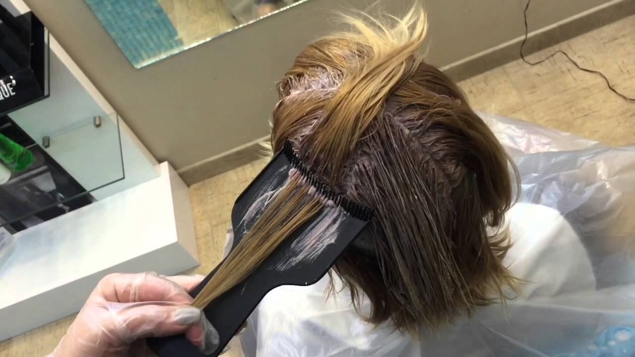 Вытяжка при окраске волос