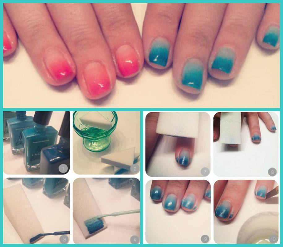 Как сделать переход цвета на ногтях? советы и техники выполнения