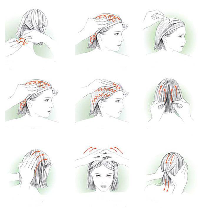 Как правильно выполнять массаж головы для роста волос?