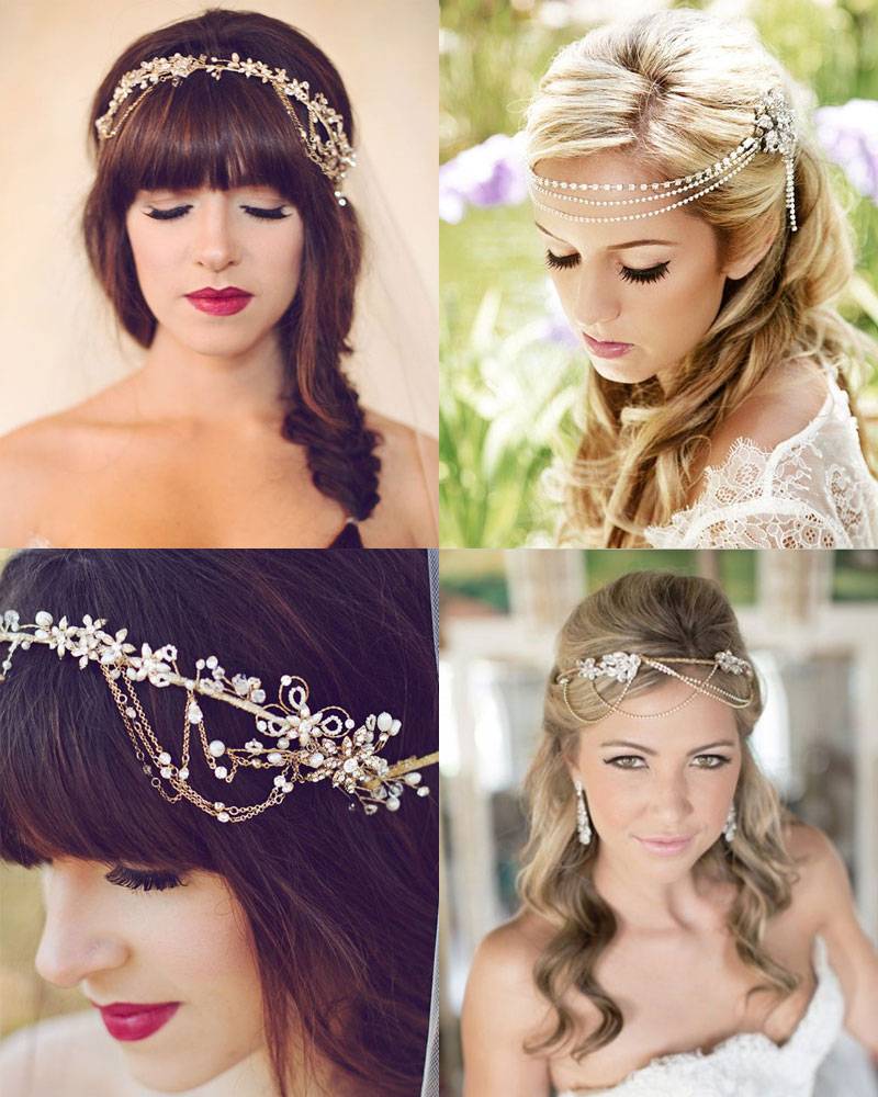 Свадебная прическа с короной (фото)