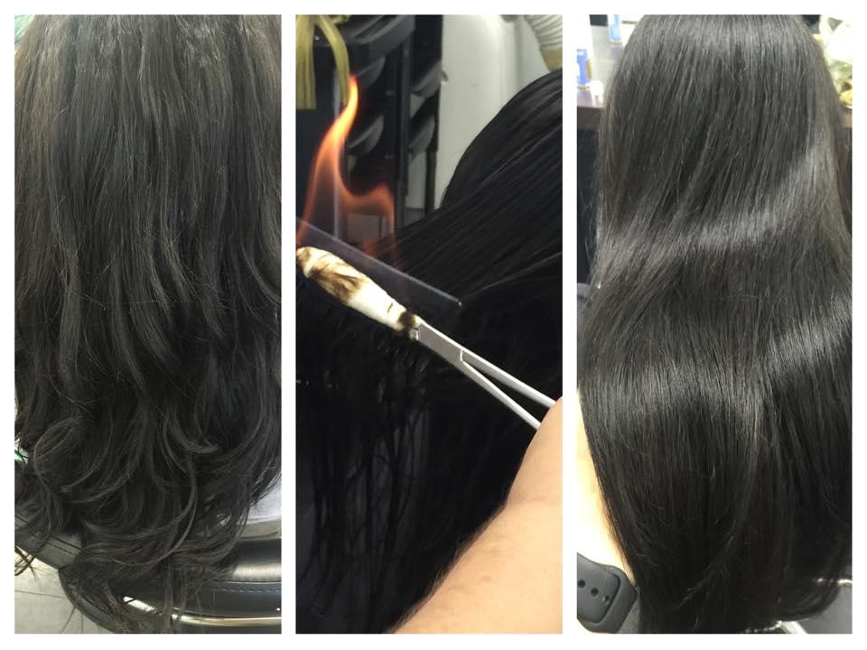 Как восстановить обожженные огнем волосы