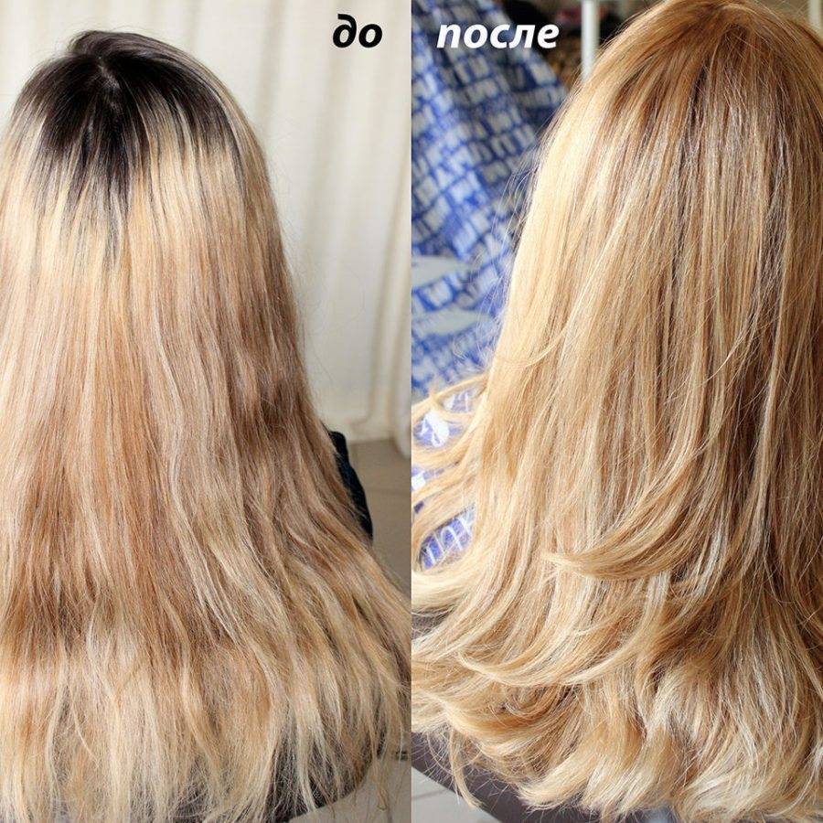 Особенности бесшовного мелирования и фото волос до и после процедуры
