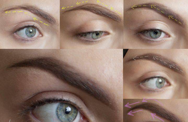 Как накрасить брови тенями поэтапно: 16 фото макияжа и видео урок