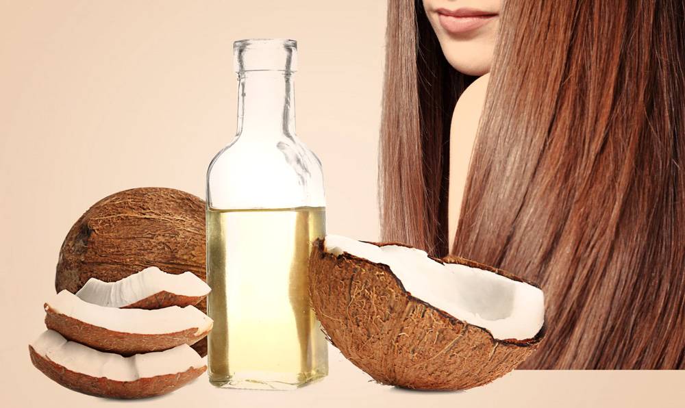 Кокосовое масло для волос, применение на сухие волосы