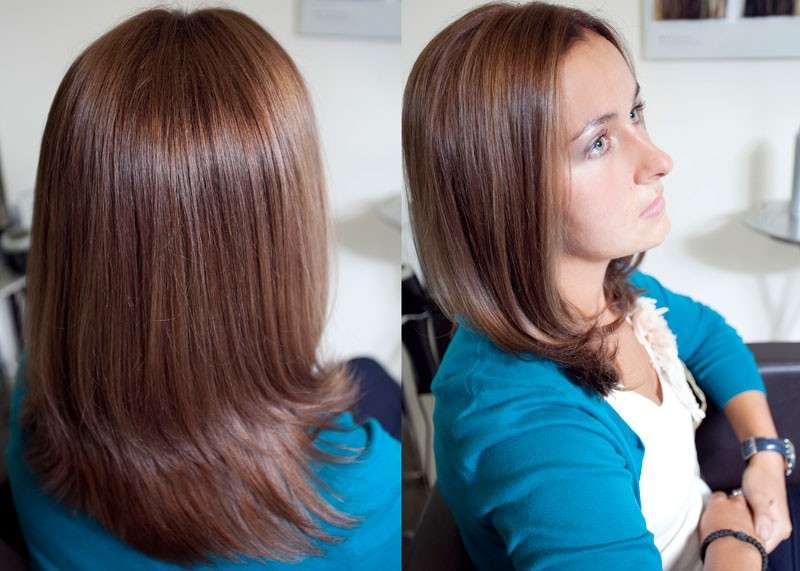 Мелкое мелирование на темные волосы. фото до и после с челкой и без, тонированием
