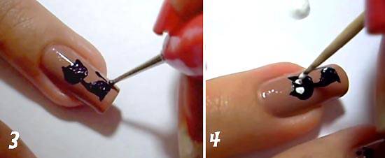 Животные на ногтях