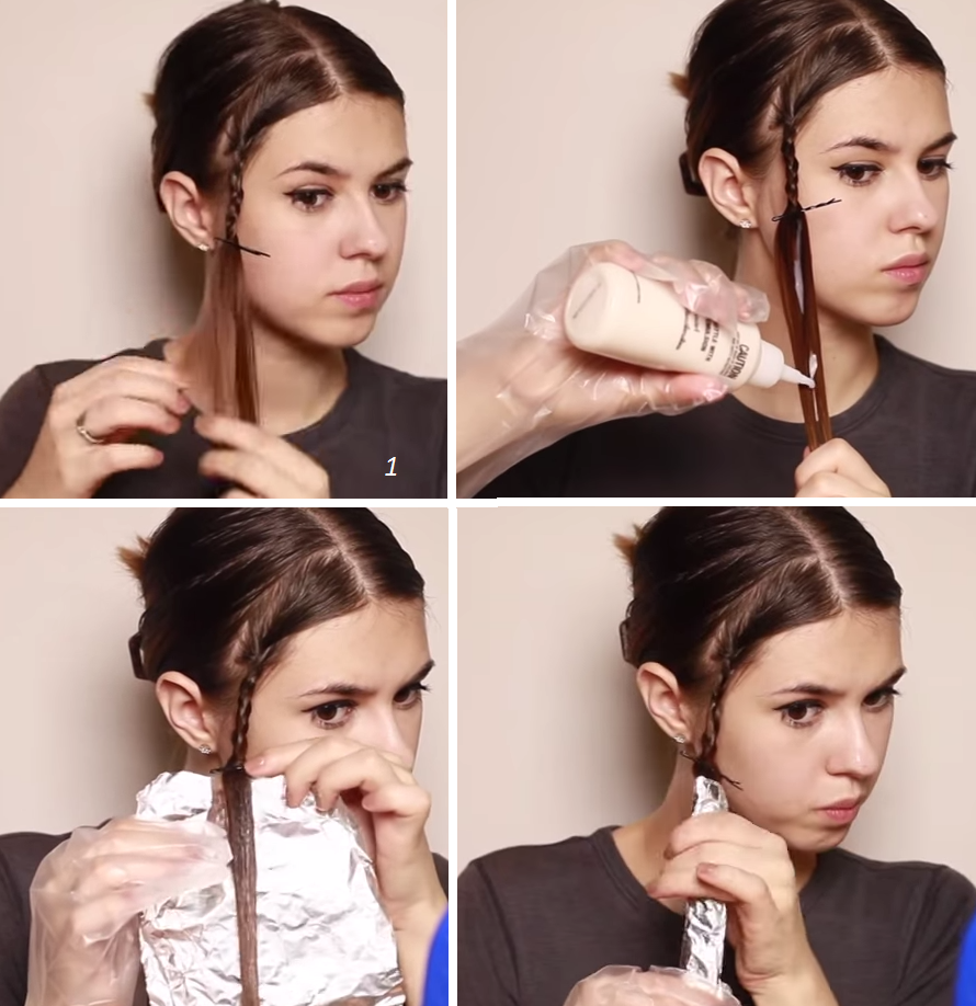 Как сделать омбре на короткие волосы с видео и фото