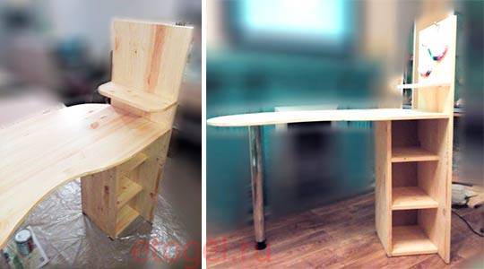 Маникюрный стол своими руками, сборка пошагово, полезные советы