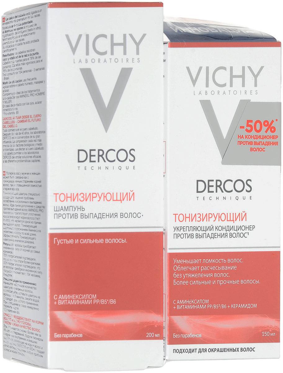 Шампунь от выпадения волос vichy dercos: цена, отзывы, разбор состава