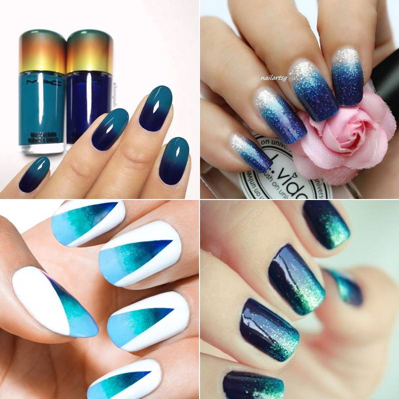 Маникюр с переходом от одного цвета к другому: техника перехода, идеи дизайна, новинки, фото  — ruxa