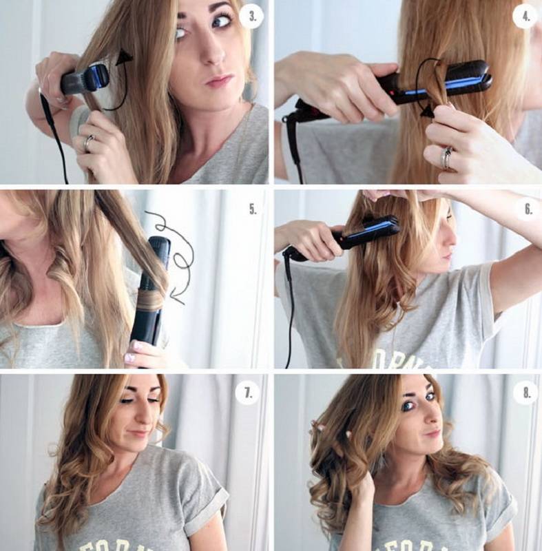 Как сделать кудри с помощью выпрямителя для волос — фото инструкции