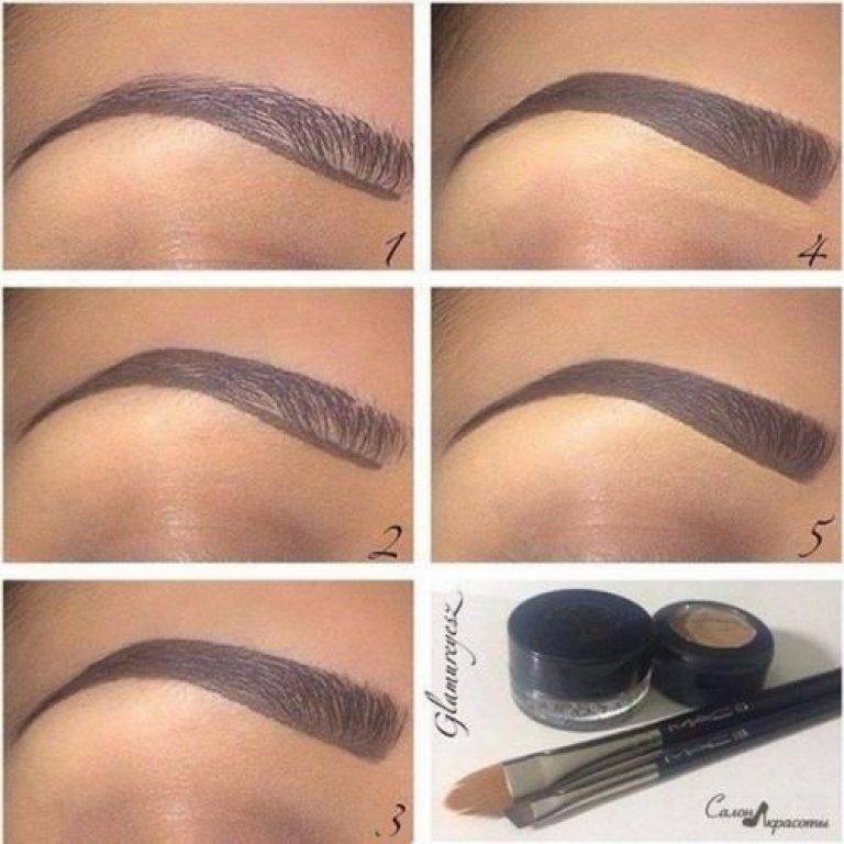 Как правильно красить брови тенями для бровей орифлейм