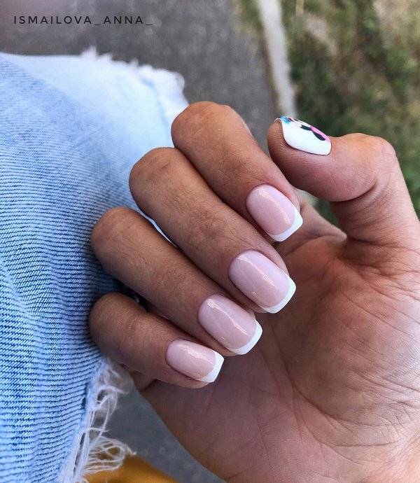 Маникюр френч 2021 - модные тенденции: фото, самый красивый дизайн ногтей