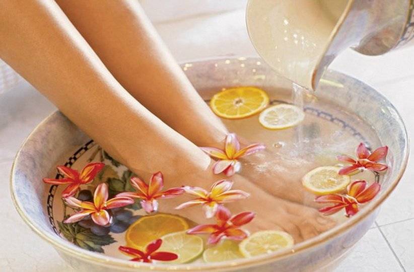 Ванночки для ног с морской солью | рецепты в домашних условиях