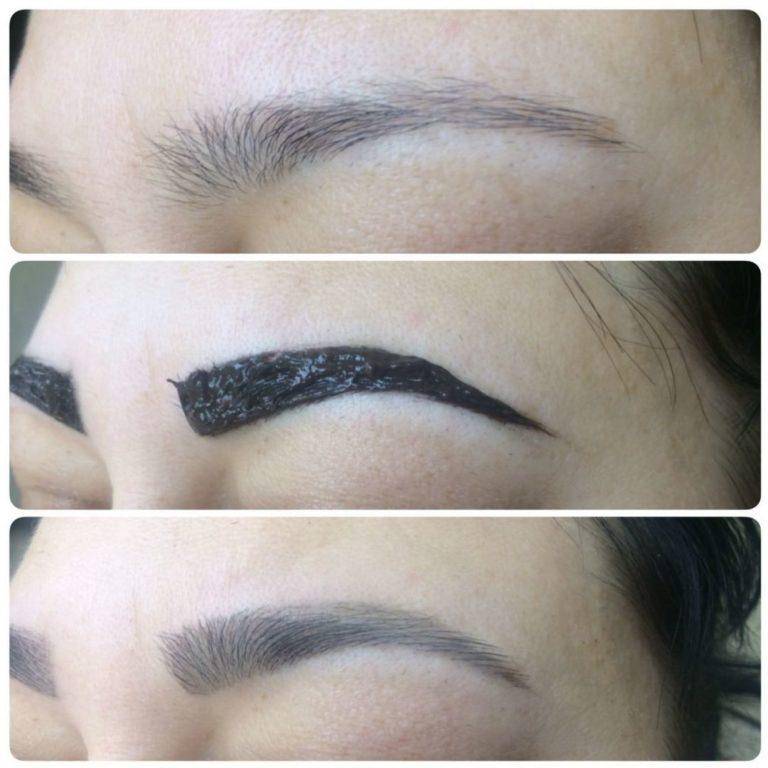 Окрашивание бровей краской: пошаговая инструкция