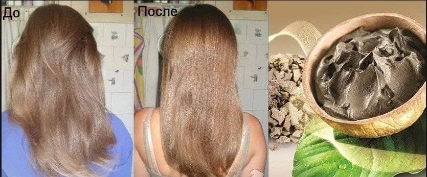Мои волосы до и после домашних масок