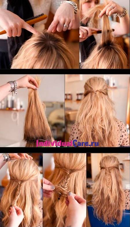 Легкие прически самой себе на средние и длинные волосы, какие прически можно сделать самому себе — пошаговые фото
