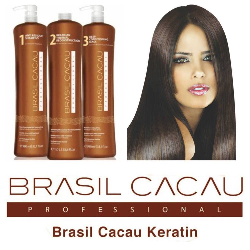 Кератиновое выпрямление волос cadiveu brasil cacau
