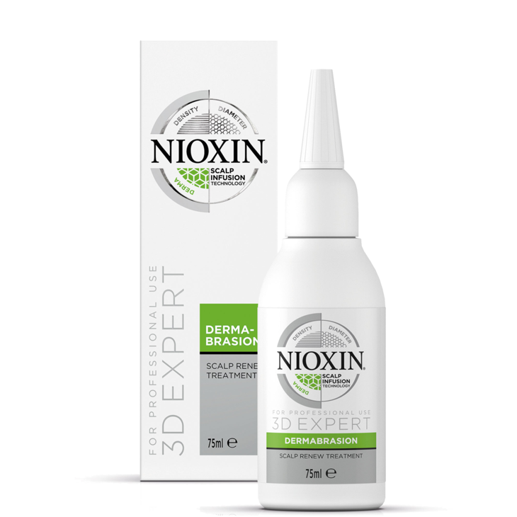 Пилинг кожи головы при помощи системы комплексного ухода nioxin
