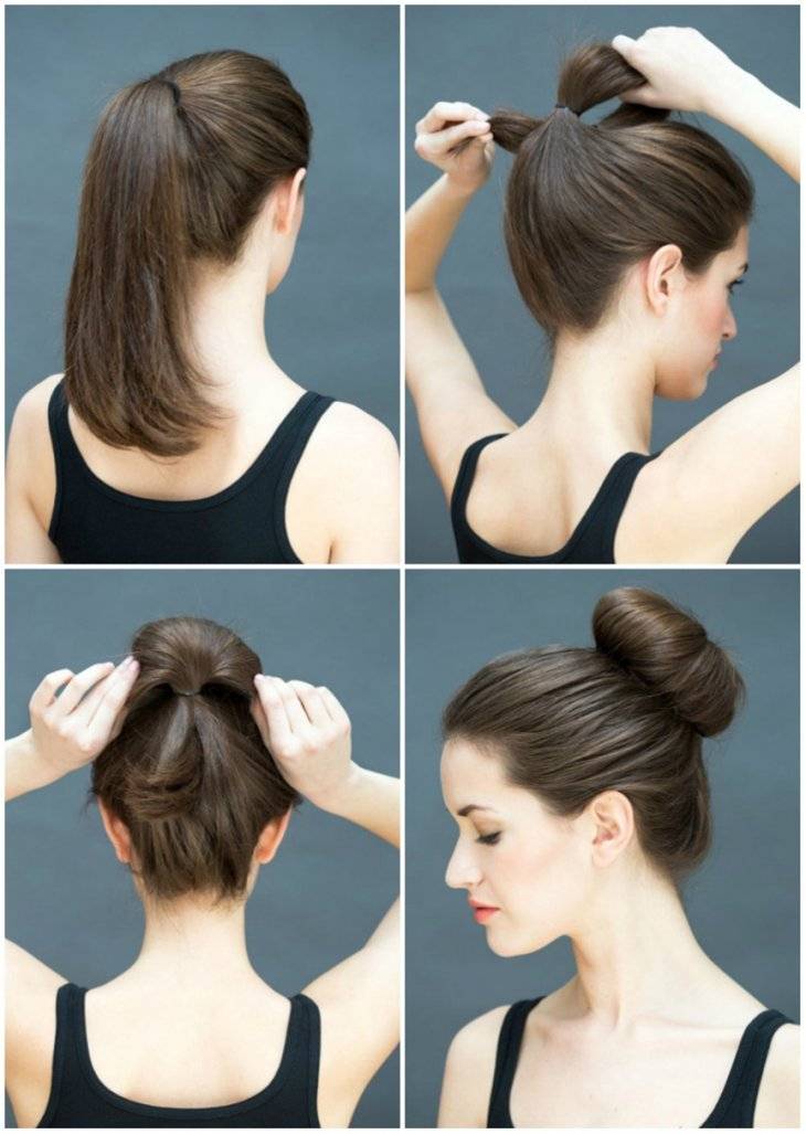 Как сделать стильную гульку из волос