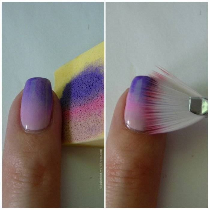 Как сделать переход цвета на ногтях? советы и техники выполнения