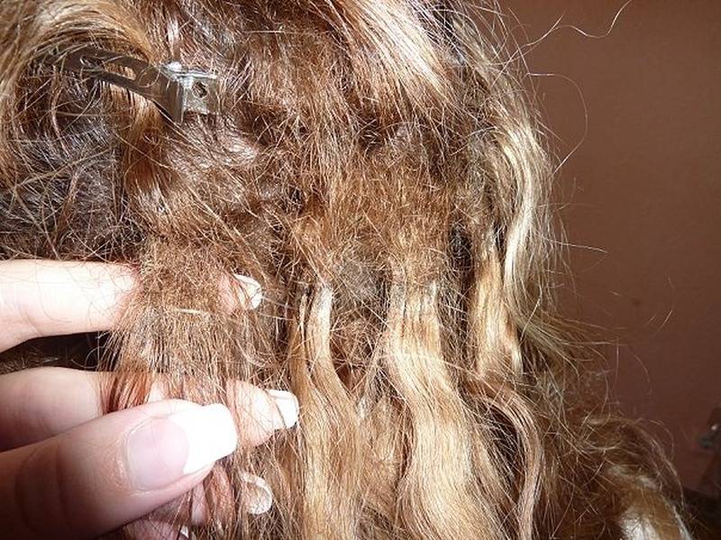Как убрать клоки с волос