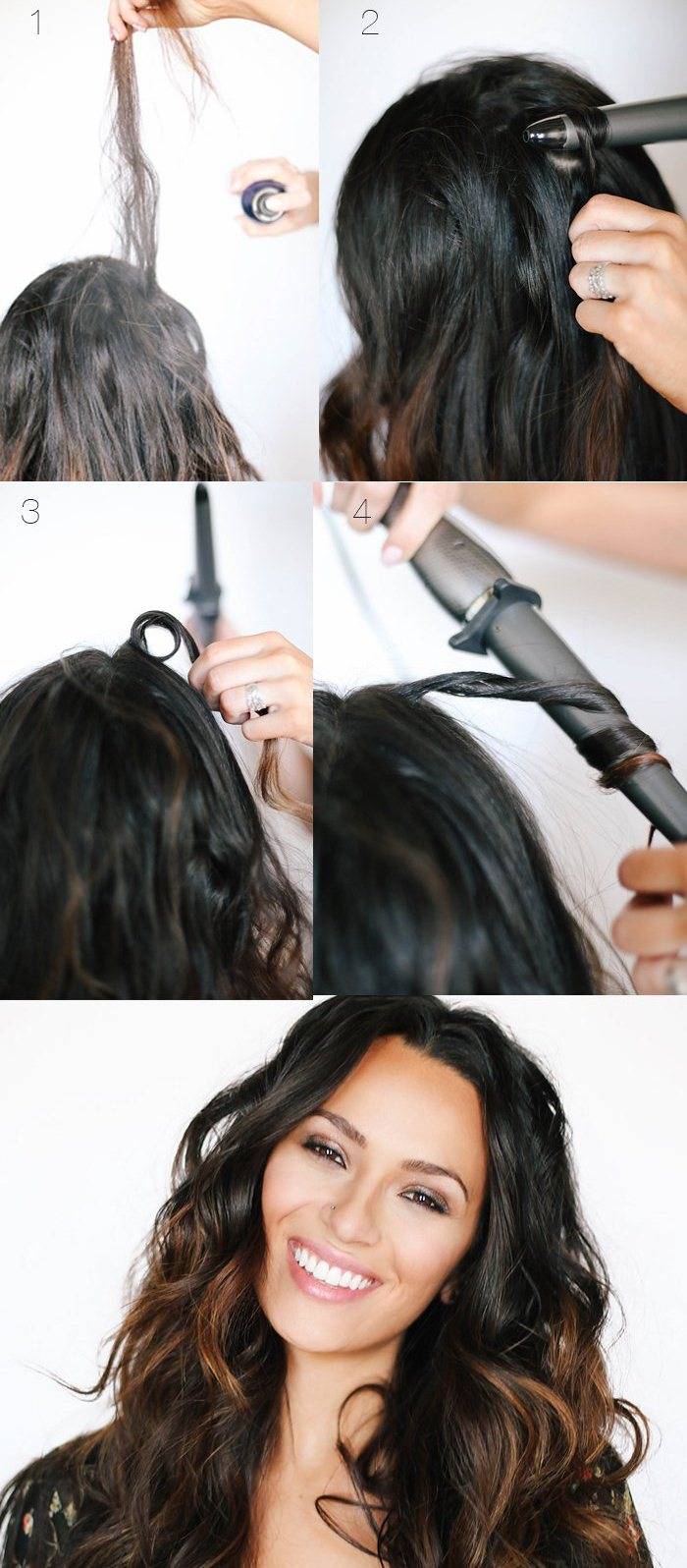 Как красиво накрутить волосы любой длины плойкой