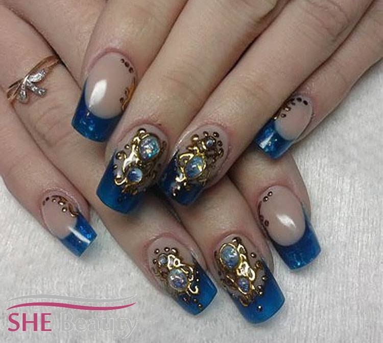 Жидкие камни в маникюре: техники нанесения, идеи дизайна, рекомендации по выполнению