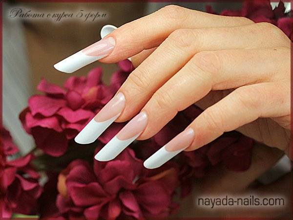 Форма ногтей пайп: фото, дизайн, наращивание
