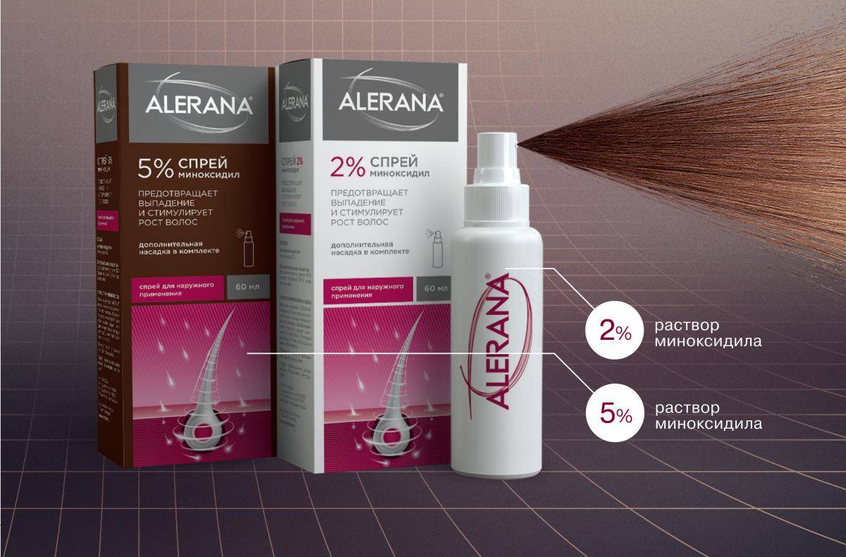 Алерана спрей против выпадения волос: инструкция по применению