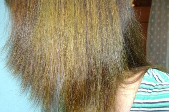 Волосы после травяной краски