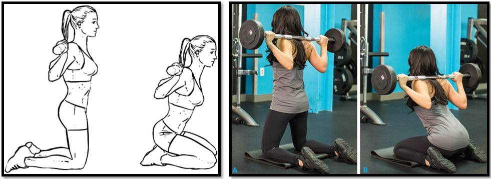 Как правильно приседать чтобы накачать ягодицы девушке