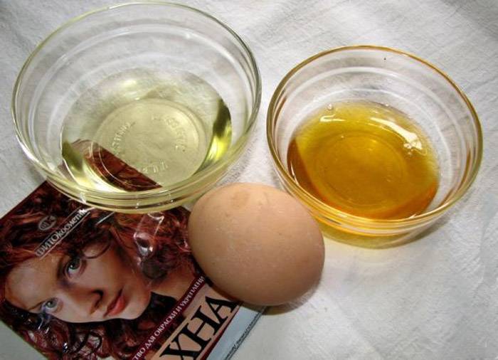 Маска для волос с медом и яйцом