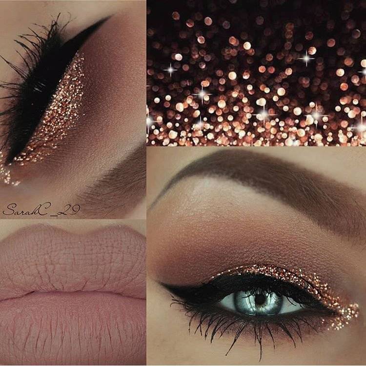 Как правильно наносить глиттер на глаза