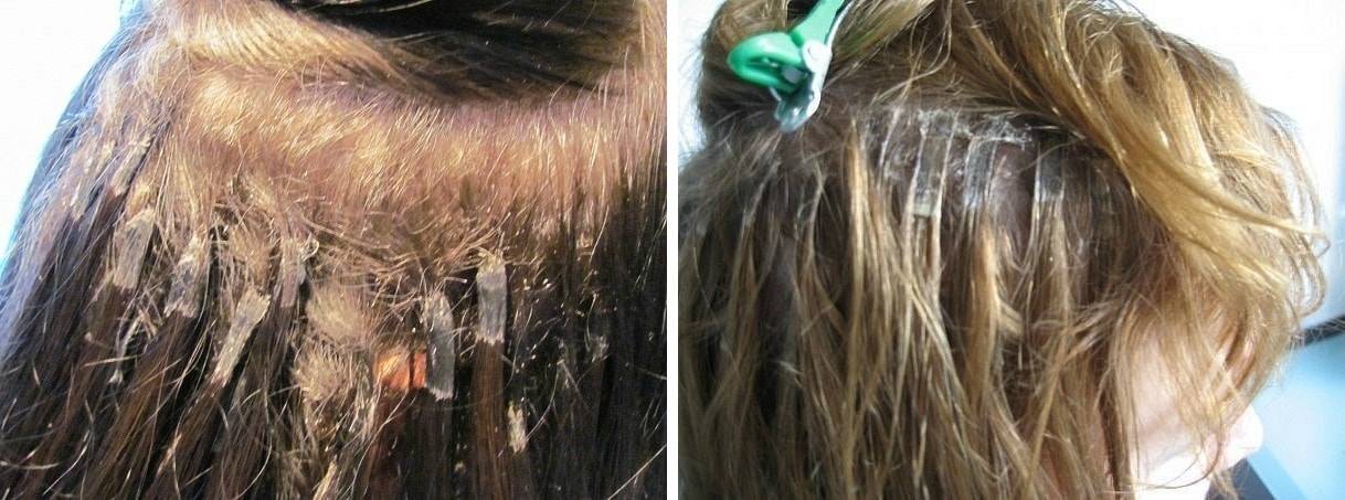 Что нельзя делать после наращивания. Последствия наращивания волос. Некачественное наращивание волос. Капсулы нарощенных волос. После нарощенных волос.