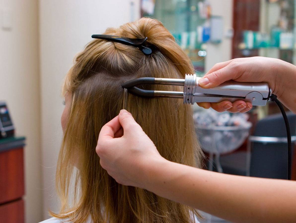 Ультразвуковое наращивание волос салон