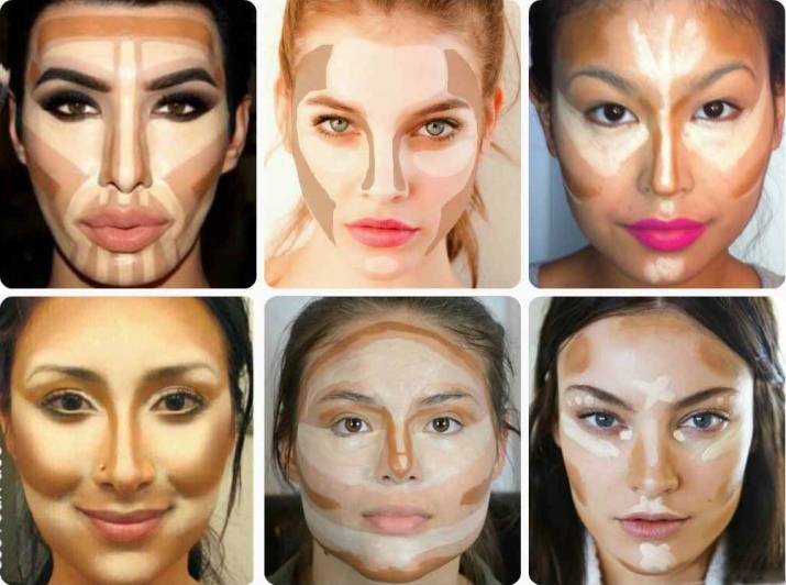 Коррекция лица: коррекция формы и овала лица с помощью корректоров и макияжа