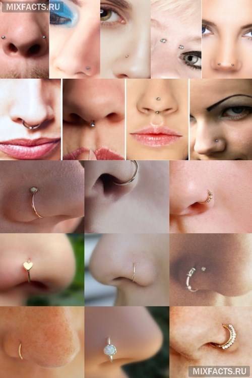 Пирсинг (прокол) носа: как ухаживать, сколько заживает