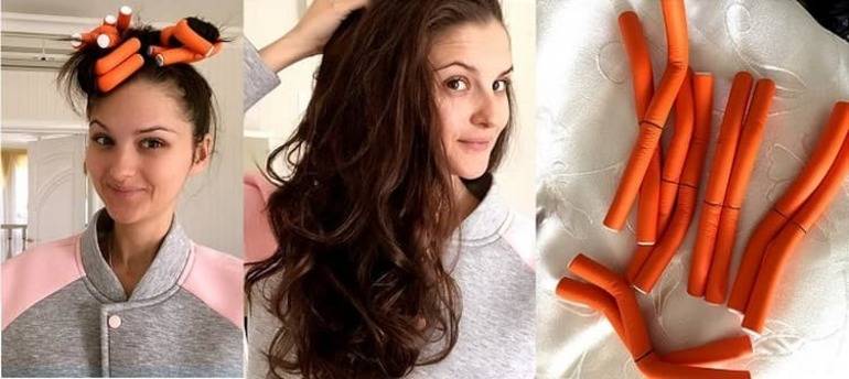 Как правильно пользоваться папильотками на длинные волосы