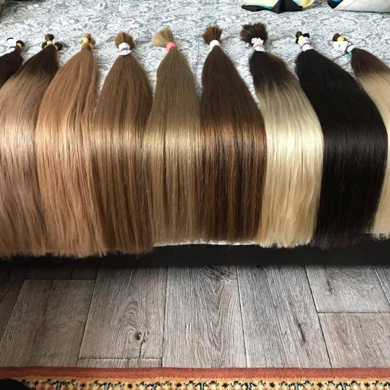 Славянские волосы одной длины для наращивания
