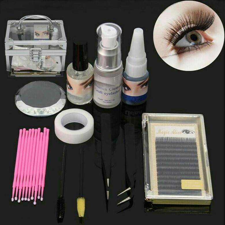 Профессиональные материалы для наращивания ногтей ресниц и волос