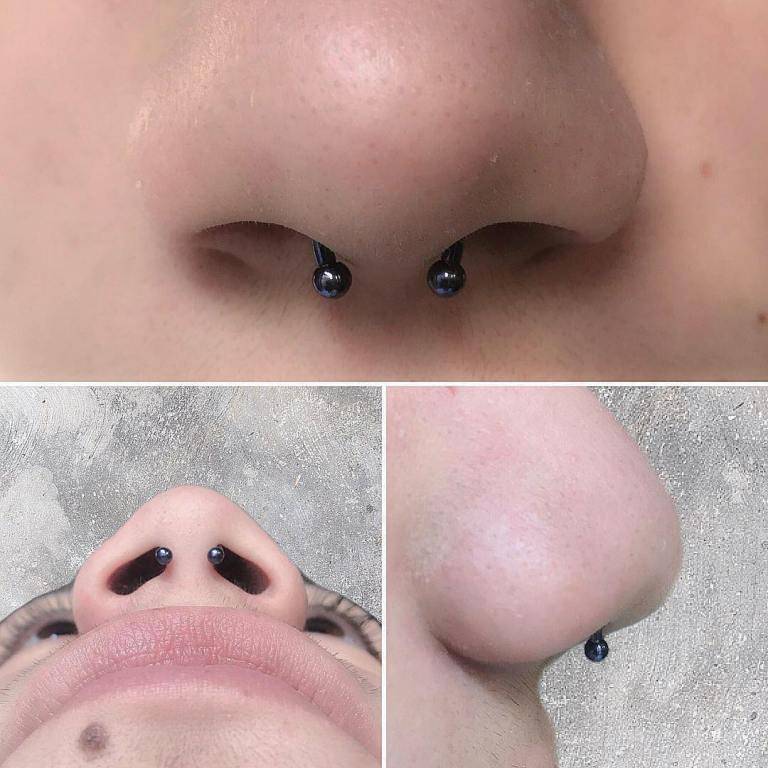 Пирсинг носа — пошаговая инструкция как сделать, фото + видео