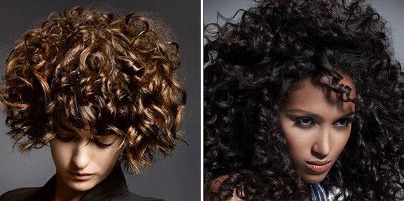 Легкая химия на средние волосы