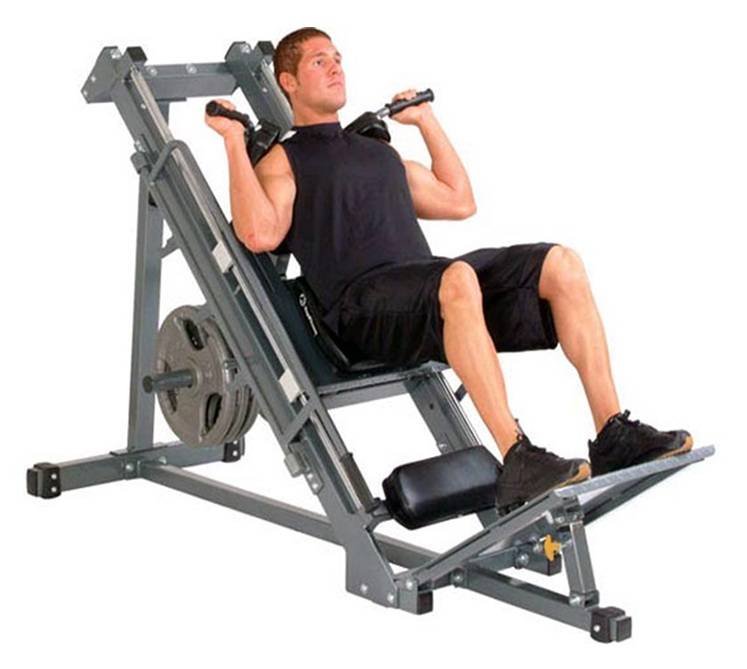 Обратные гакк приседания