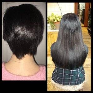 Как нарастить волосы на короткую стрижку