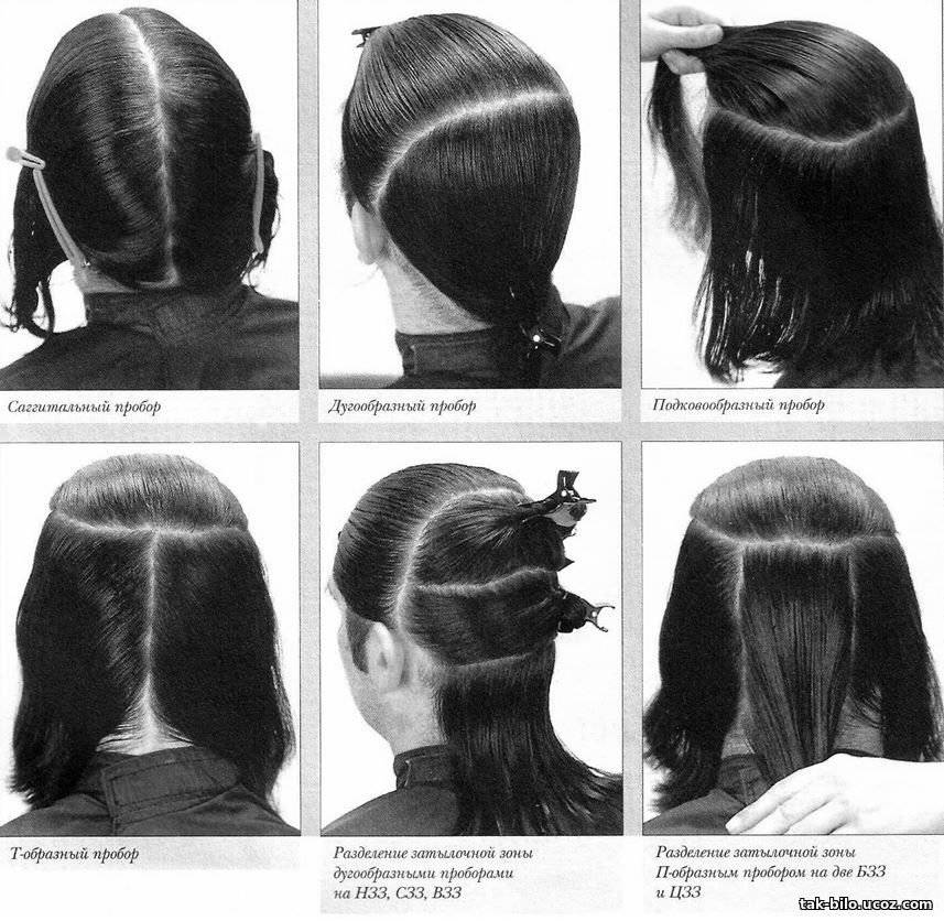 Как правильно разделить волосы на зоны при наращивании