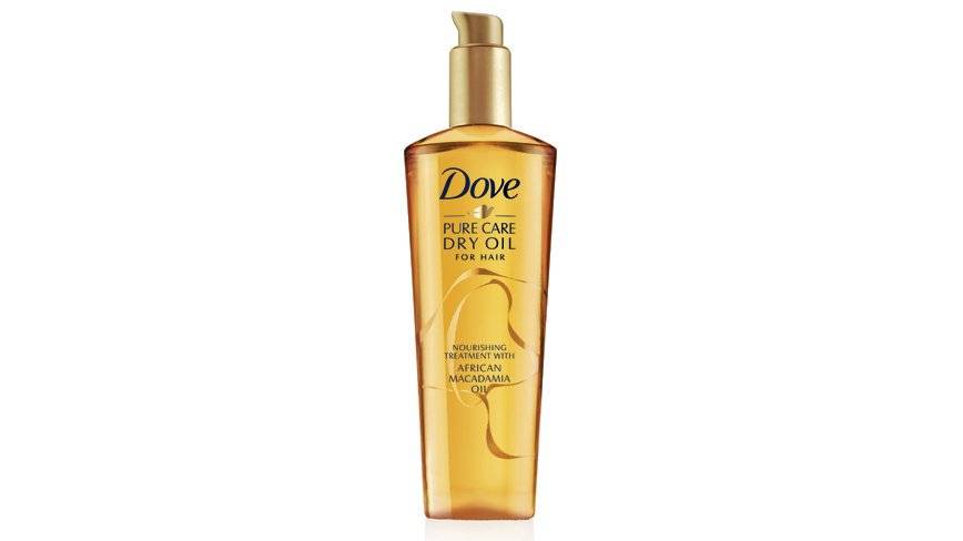 Два масла для волос дав (dove): эффективность, приемлемая цена, доступное приобретение